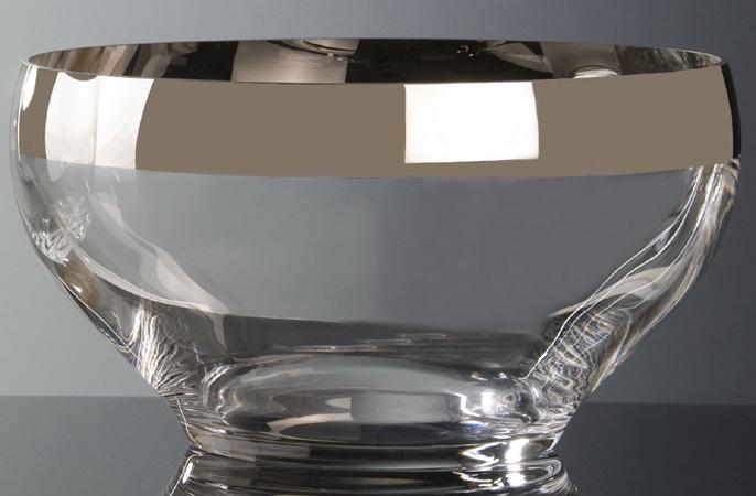 Schale mit Platinrand